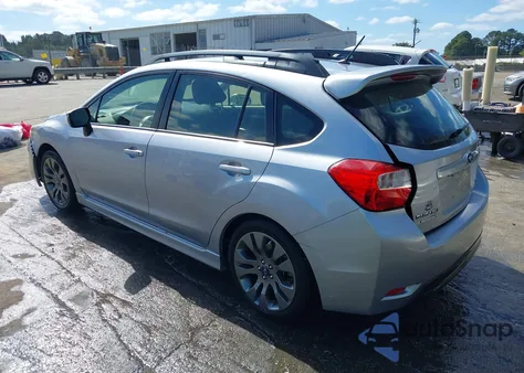 2016 Subaru Impreza 2.0I Sport Premium из США, поврежденный, VIN JF1GPAP68G8250968